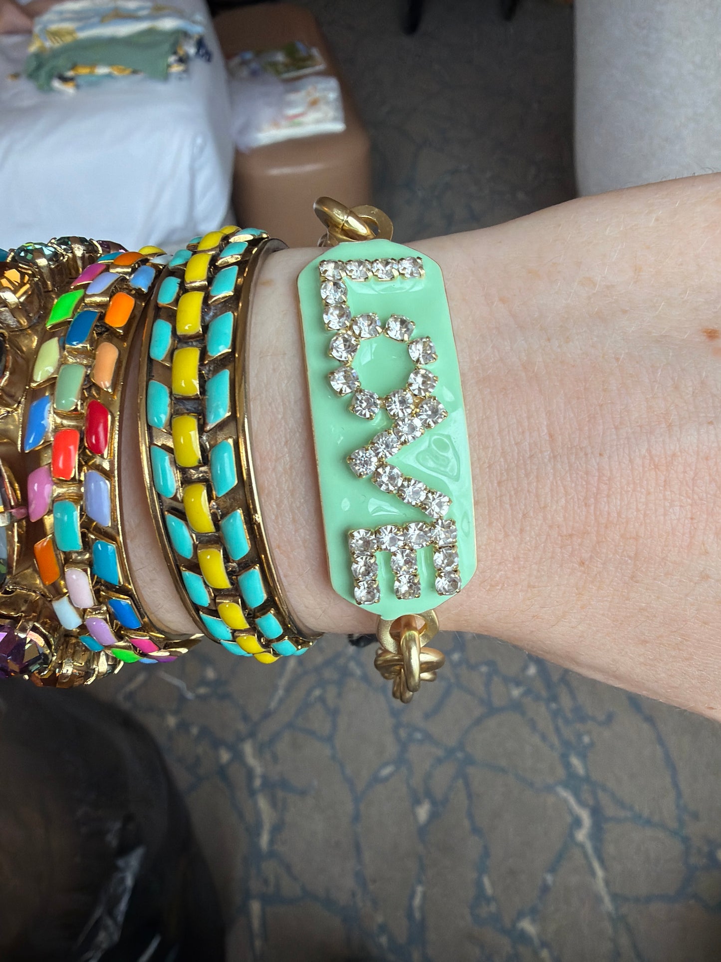 Love ID Bracelet in Fairy dust