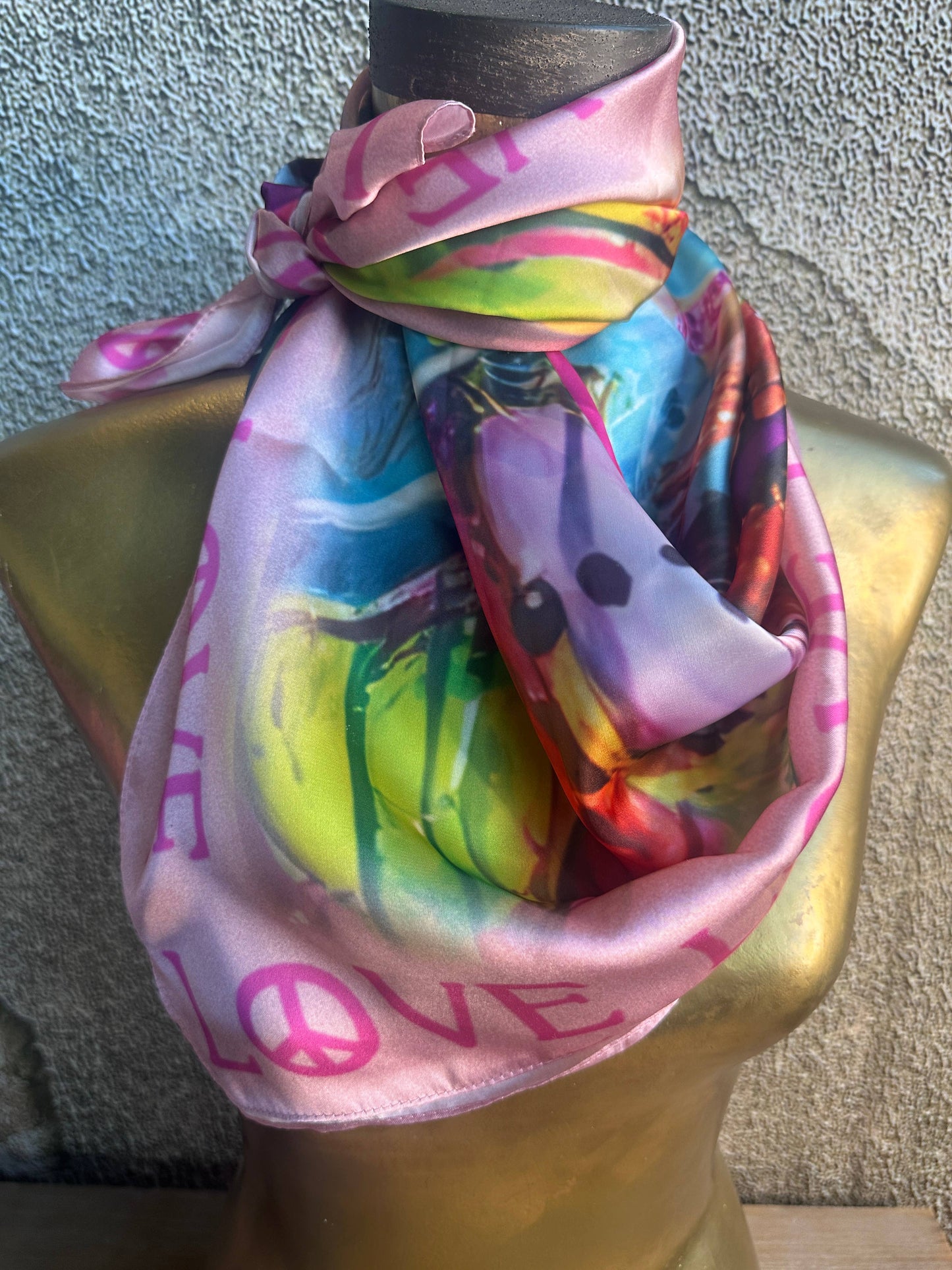 Peace, Love, and Hearts Wild Rag