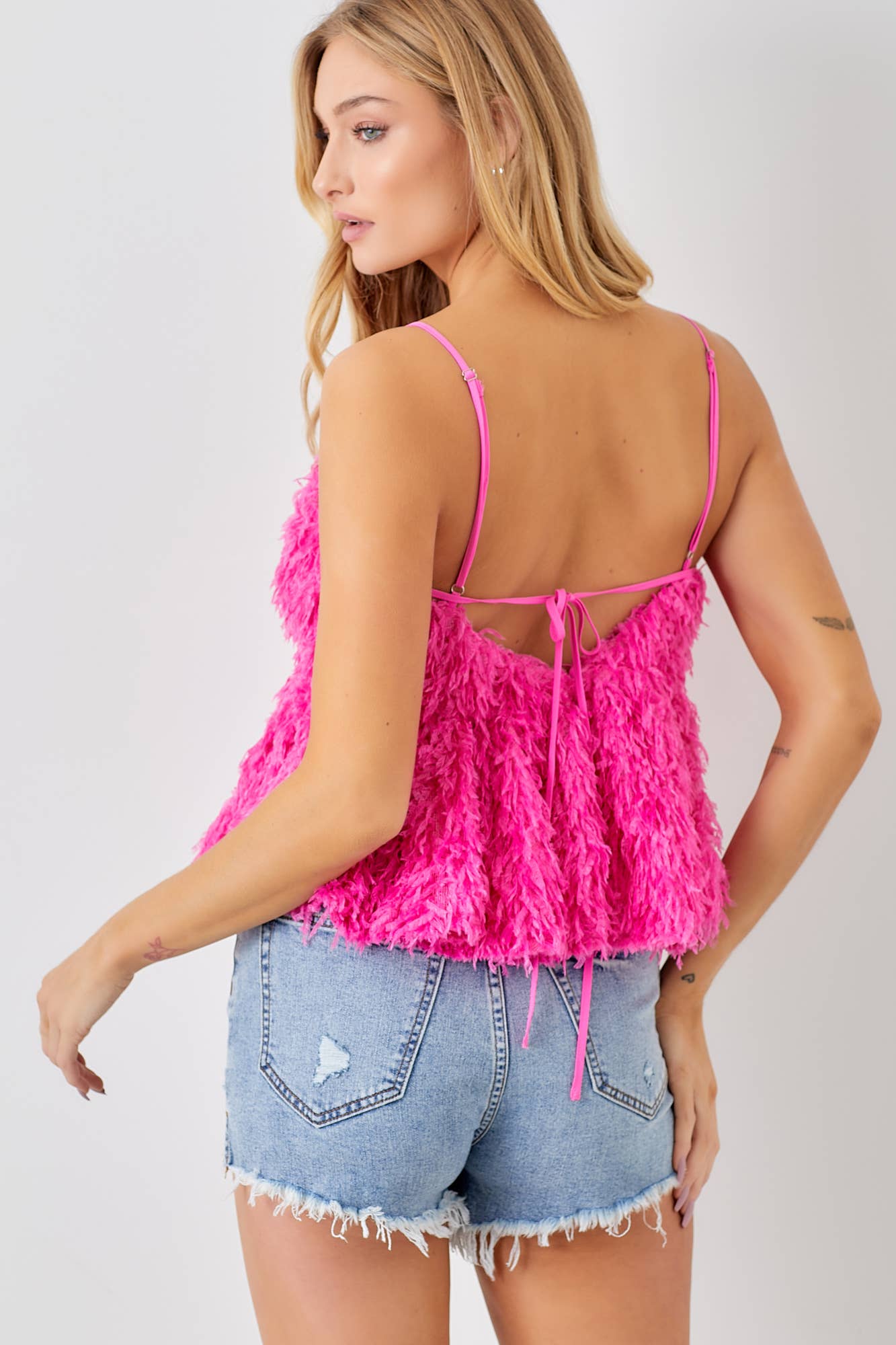 Furry tank top