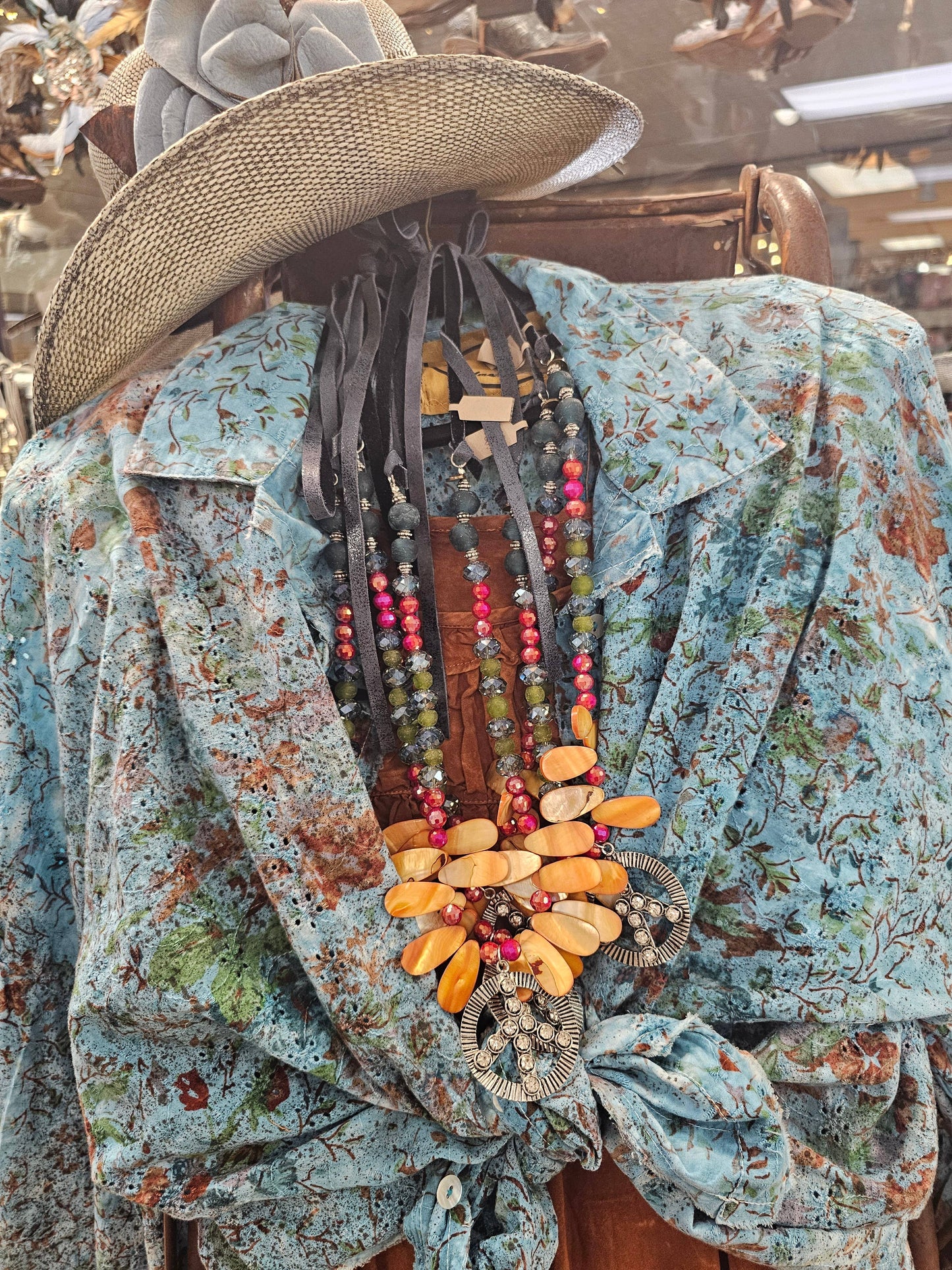 Lime Green Peace Sign Skirt Dress