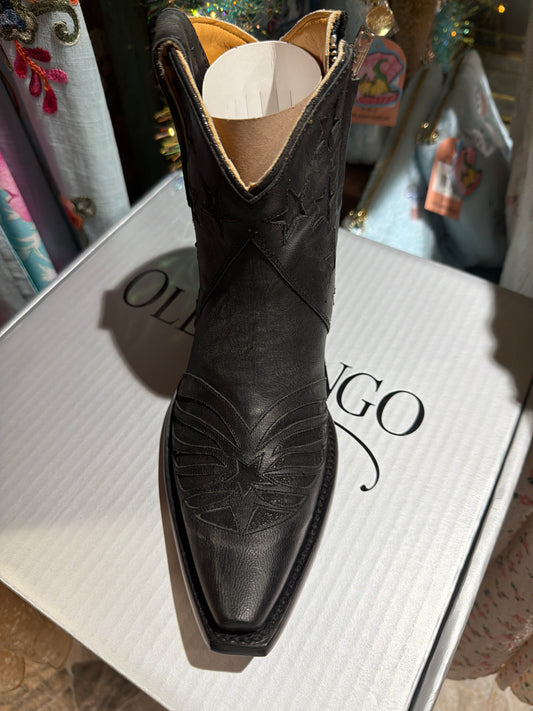 United Short Zipper Ves Black Old Gringo Boots