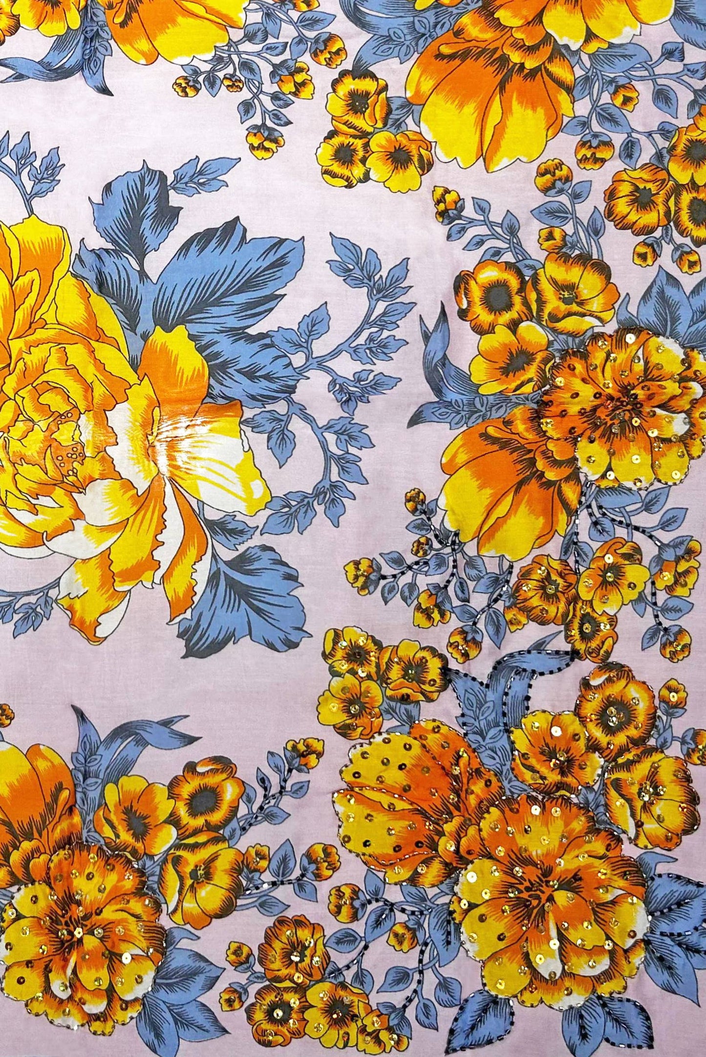 Beauty Hand Embellished Bandana Scarf