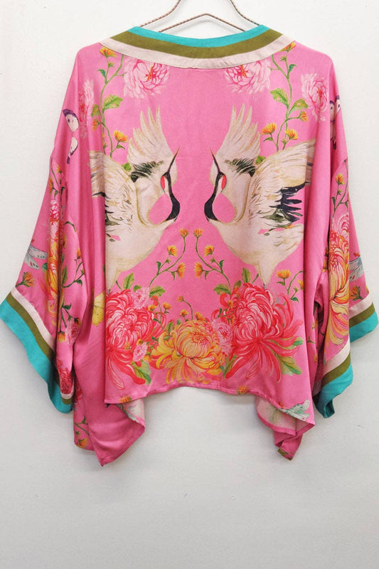 The Legend Of The Crane Short Kimono
