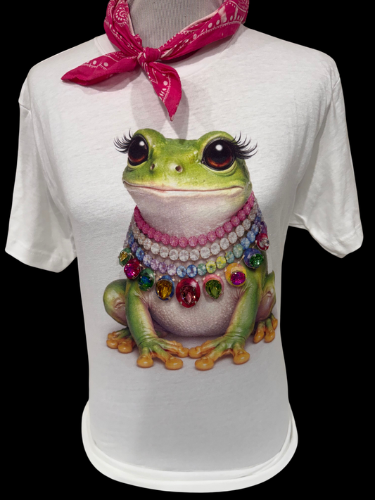 Jeweled Collar Frog T-Shirt