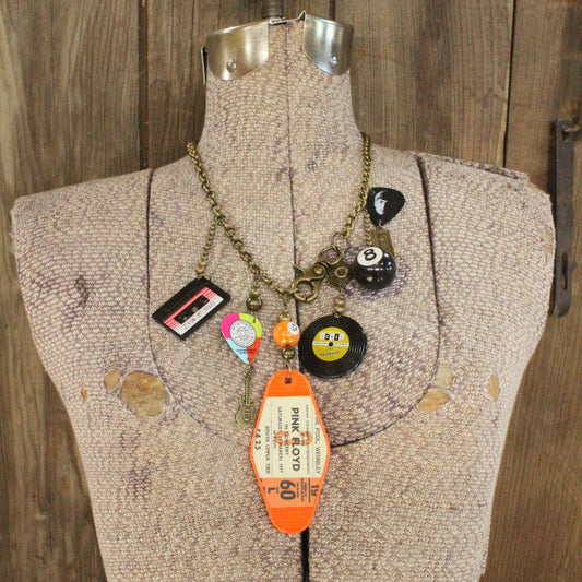 I Love Rock N Roll Charm'd Necklace