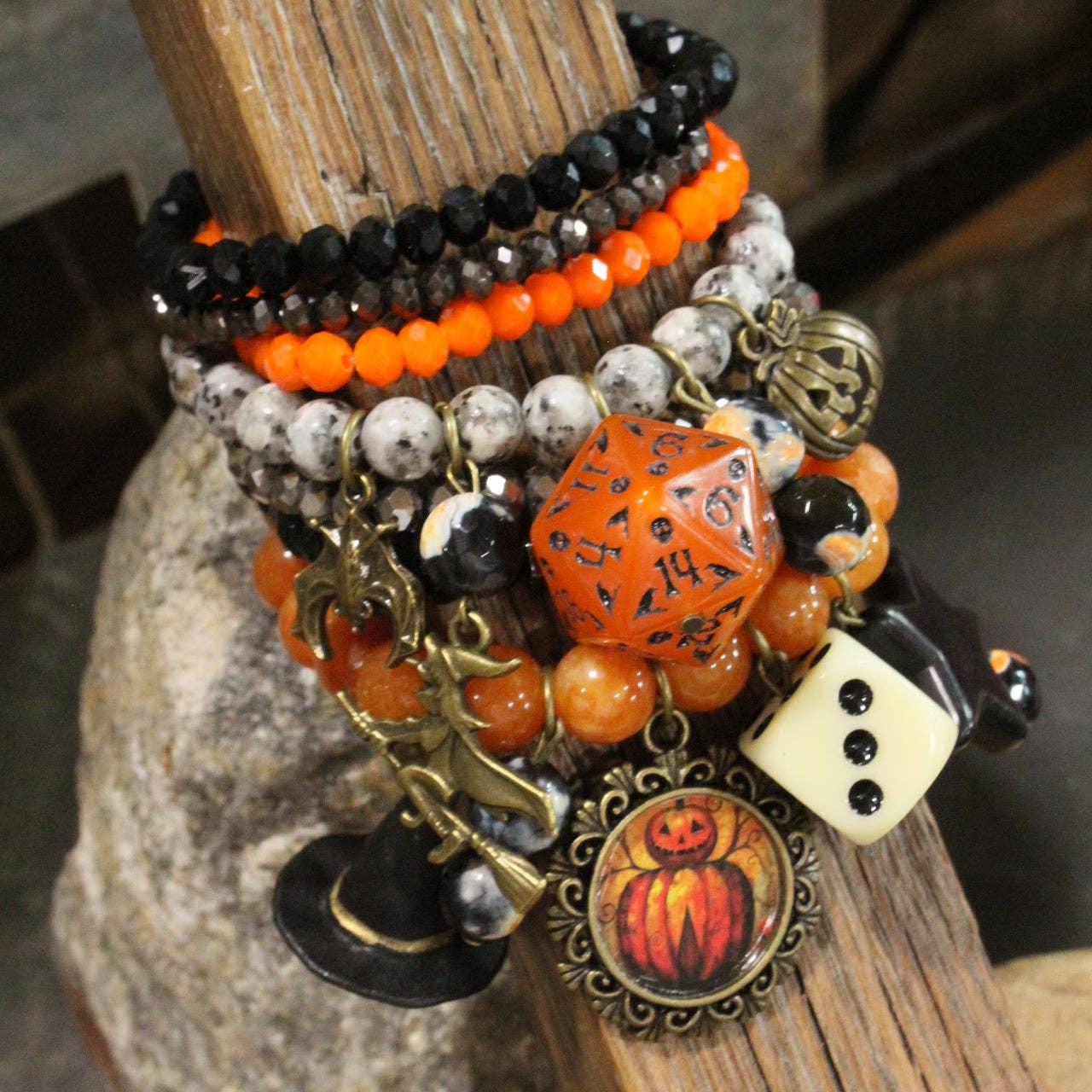 TRICK or TREAT Charm'd Bracelet Set