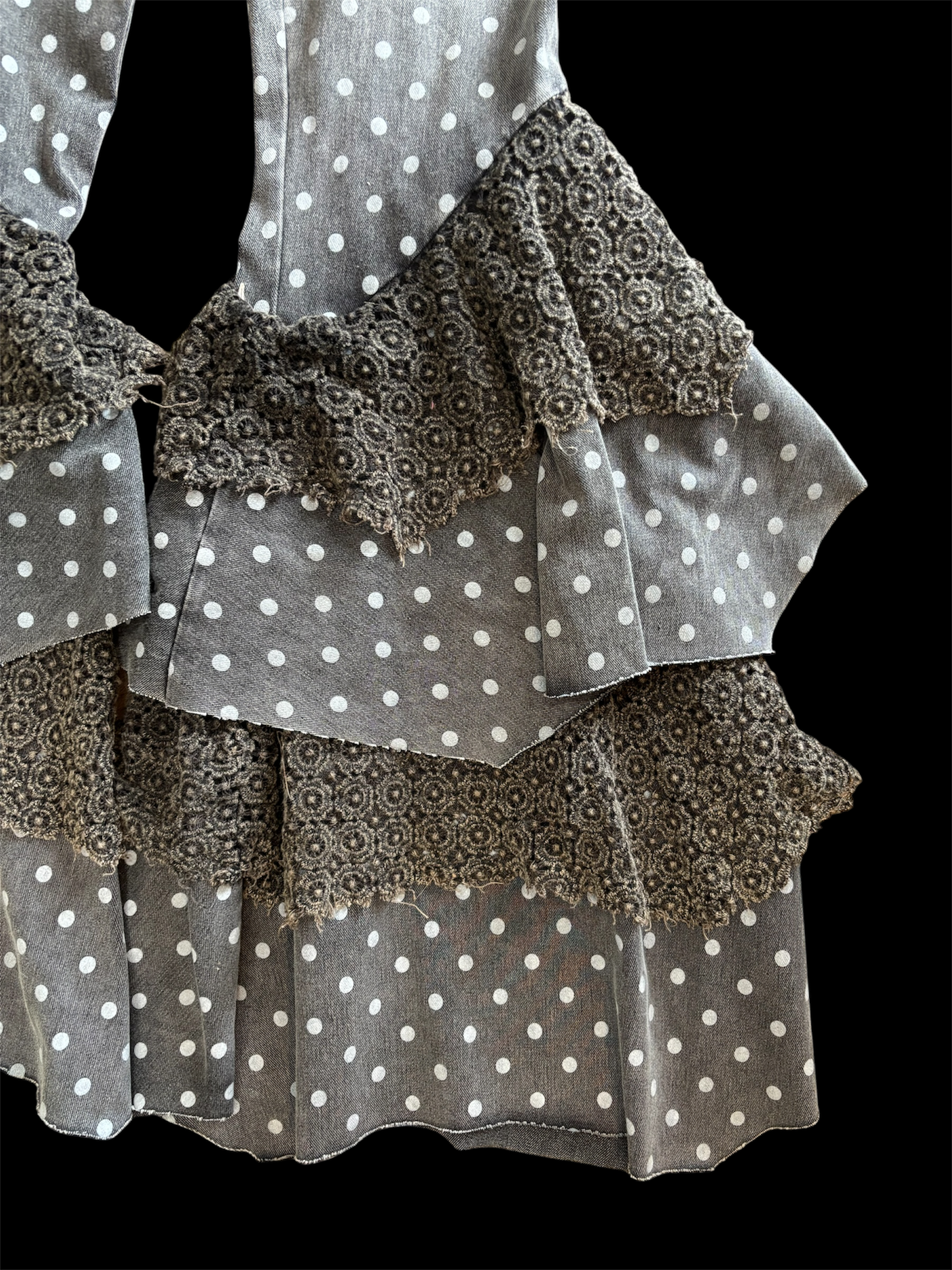 Black Polka Dot Leggings