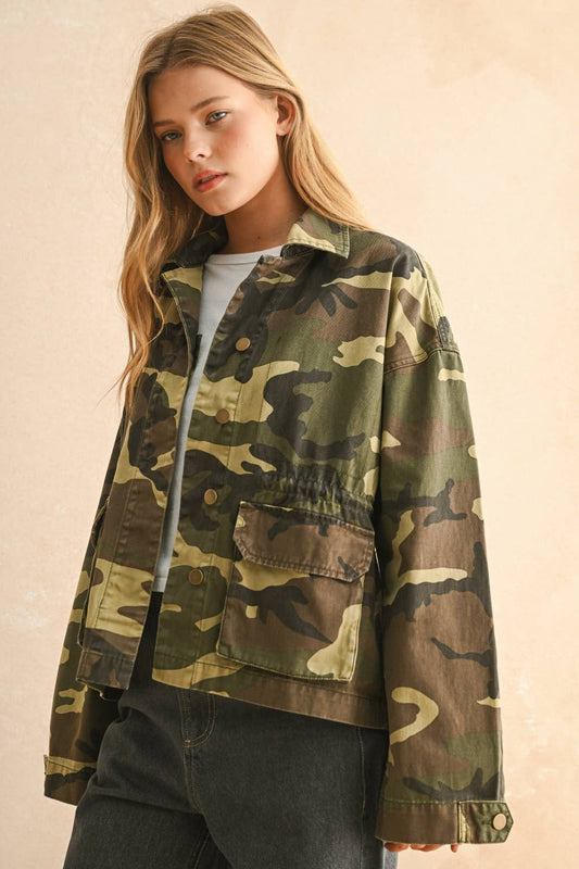 CAMOUFLAGE MILITARY JACKET