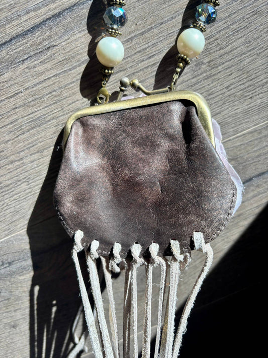 Vintage Coin Purse Necklace