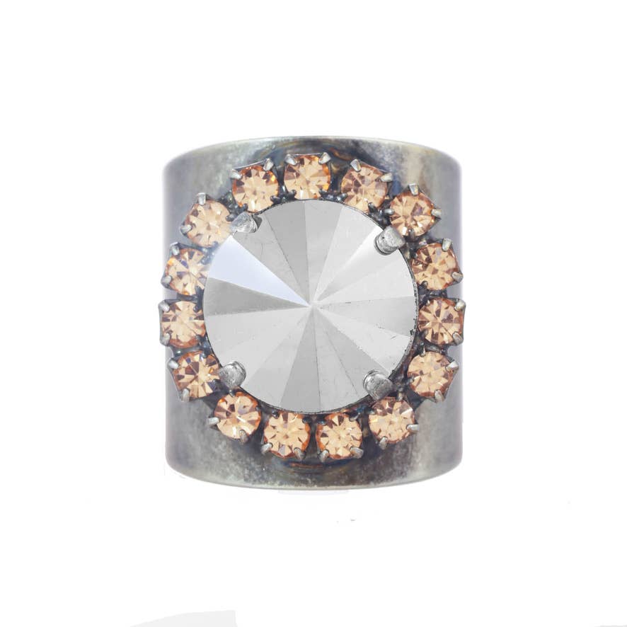 Jacci Rings in Antique Silver