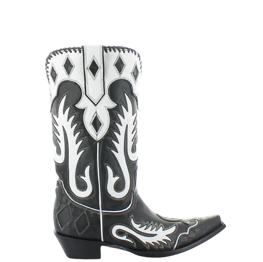Double D x Old Gringo Cowgirl Rising Black and White