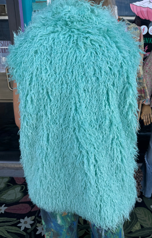 Shaggy Faux Fur Longline Vest