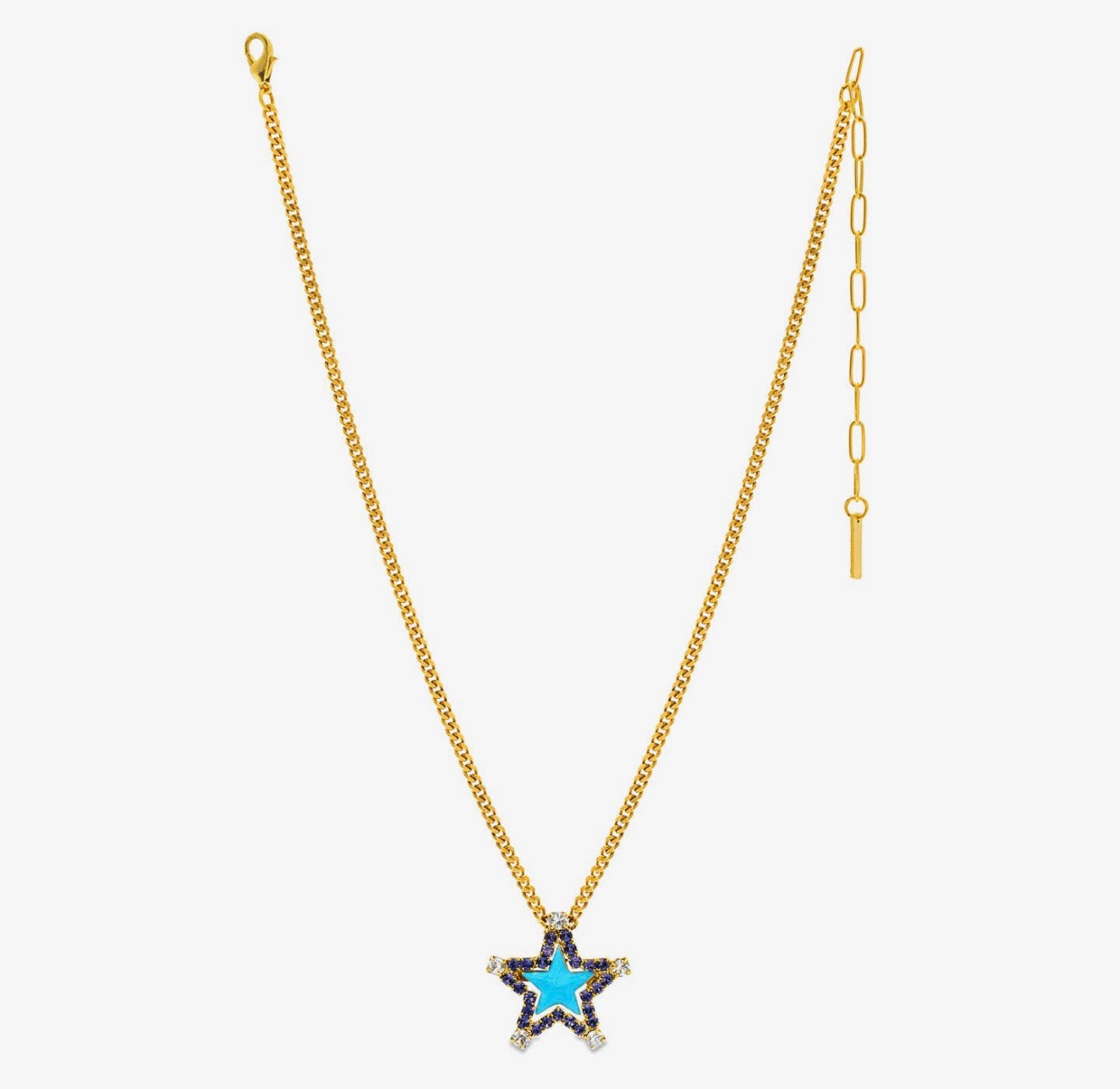 SWEET STAR NECKLACE IN LIGHT BLUE