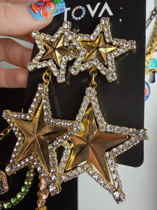RHINESTONE COWBOY EARRINGS