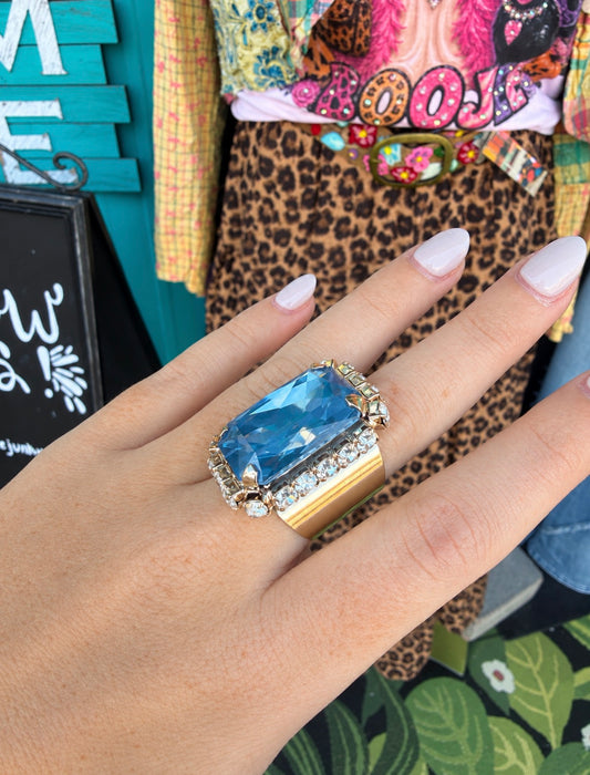 WETSTONE: Femme Fatale Ocean Blue Ring