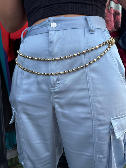 Double Ball Chain Belt