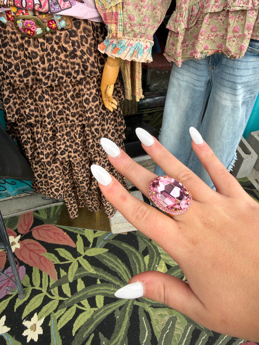 WETSTONE: Rose Pink Ring