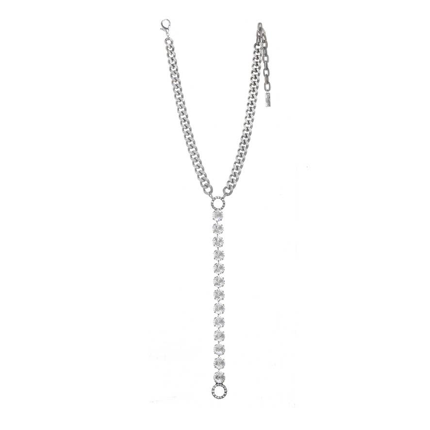 Cara Necklace in Antique Silver
