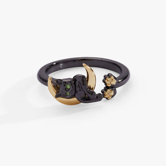 Celestial Cat Open Ring