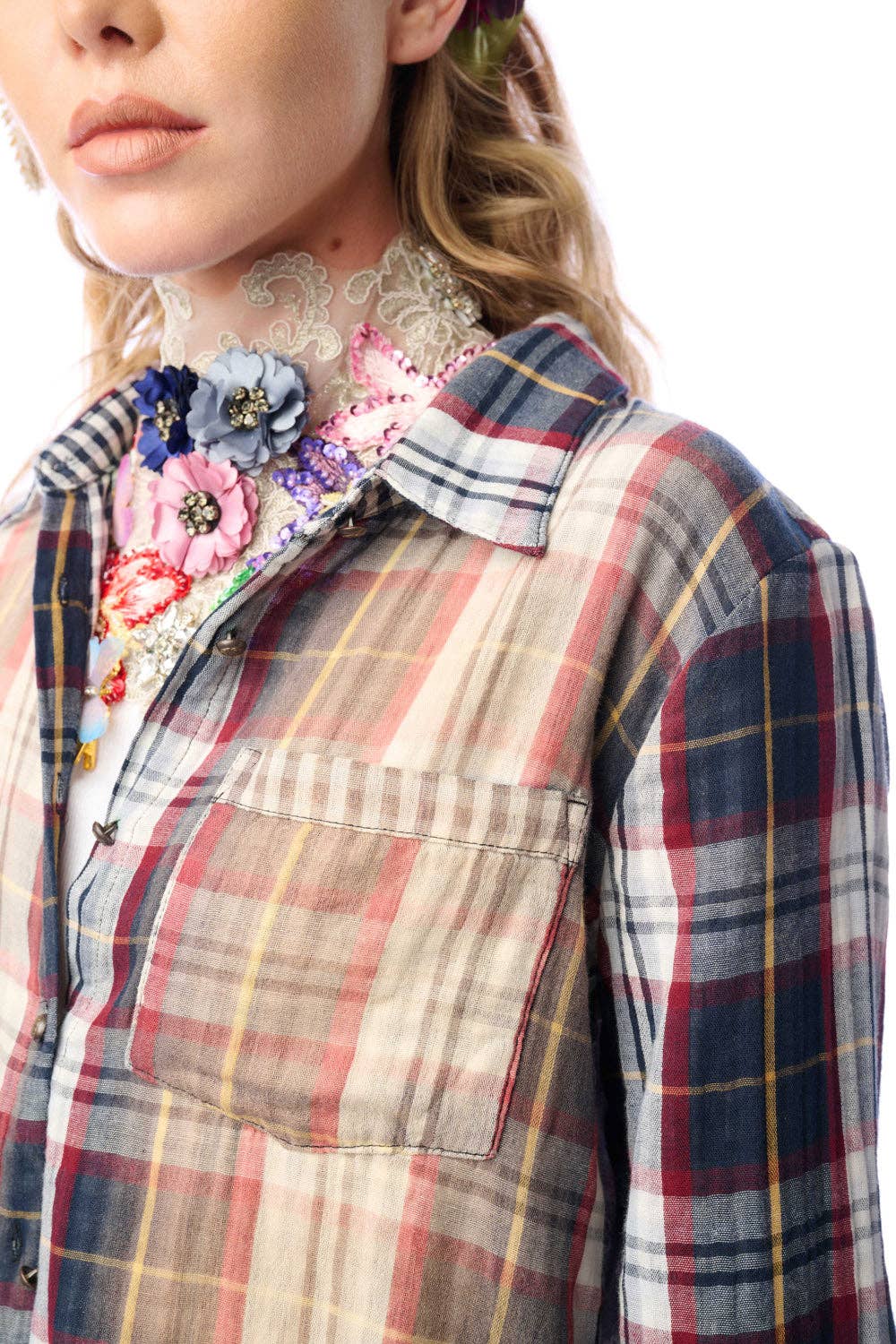 Strasburg Plaid Button Down Shirt