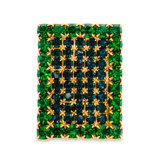 Gold Ashley Ring in Emerald