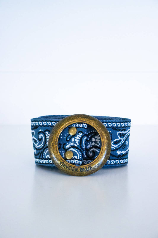 Paisley Please Denim Belt