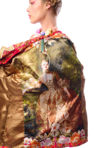 Renaissance Silk Jacquard Blazer/Jacket