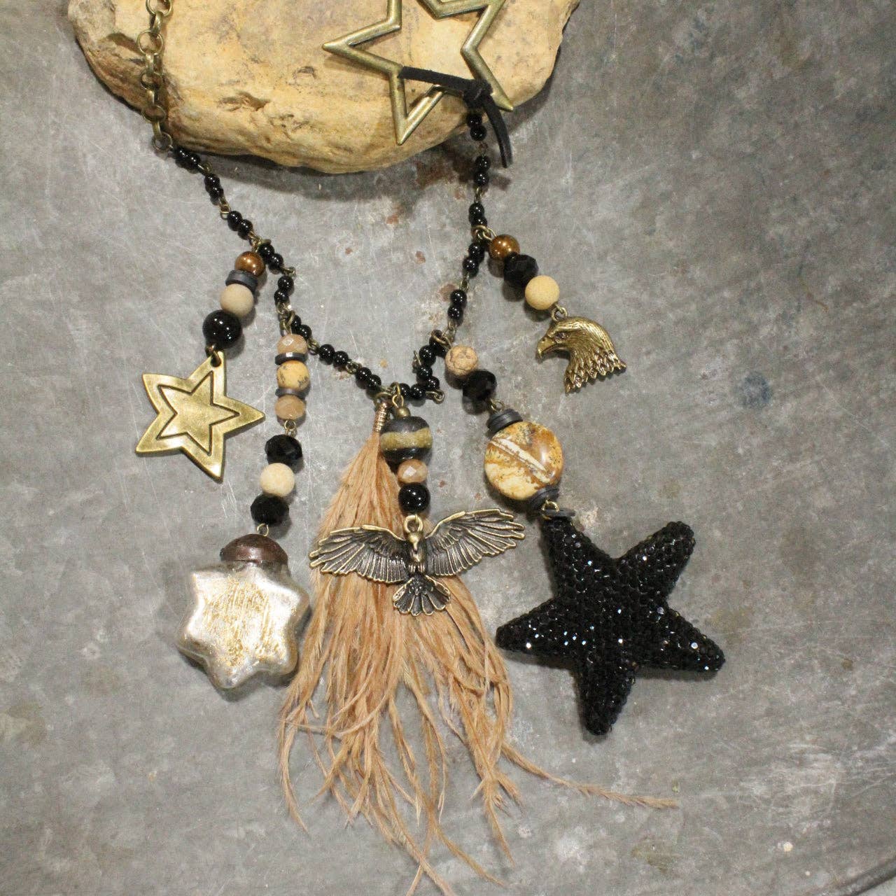 Fly Like An Eagle Charm'd Necklace