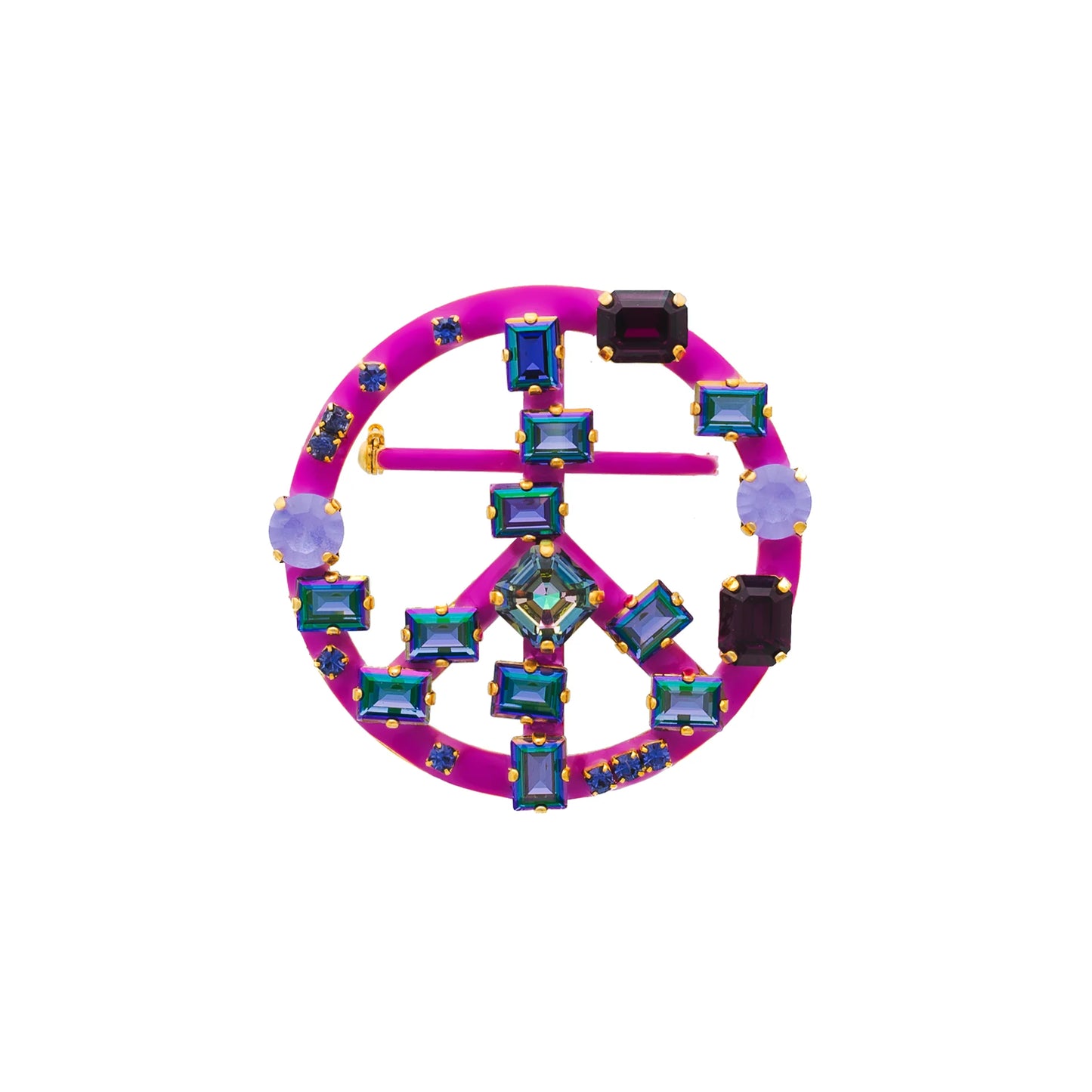 Oliver Peace Sign Brooche