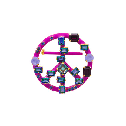 Oliver Peace Sign Brooche