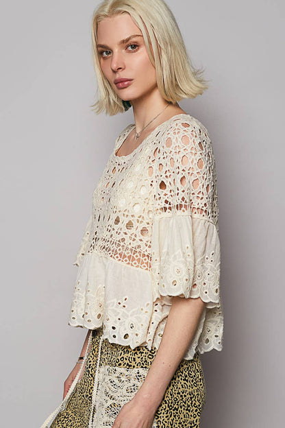 Magnolia Eyelet Blouse