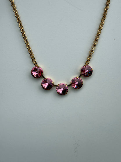 WETSTONE: Dark Rose Puddle Jumper Necklace