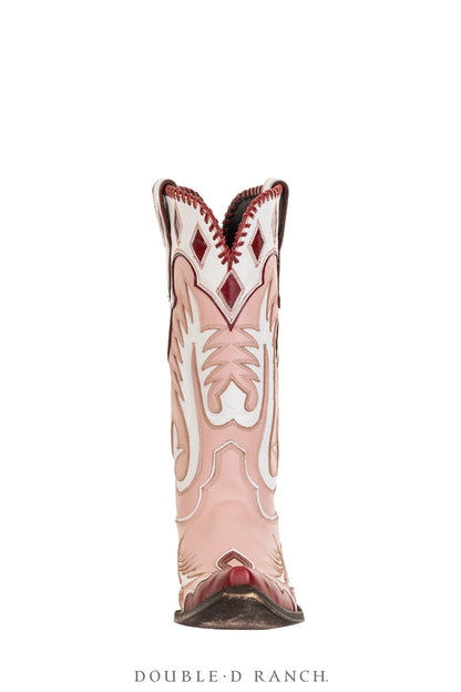 Double D x Old Gringo Cowgirl Rising Red and Pink Boots