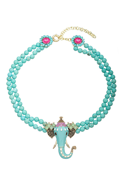 Natalie Elephant Statement Necklace