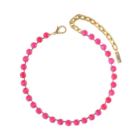 Oakland Antique Gold Neon Necklace