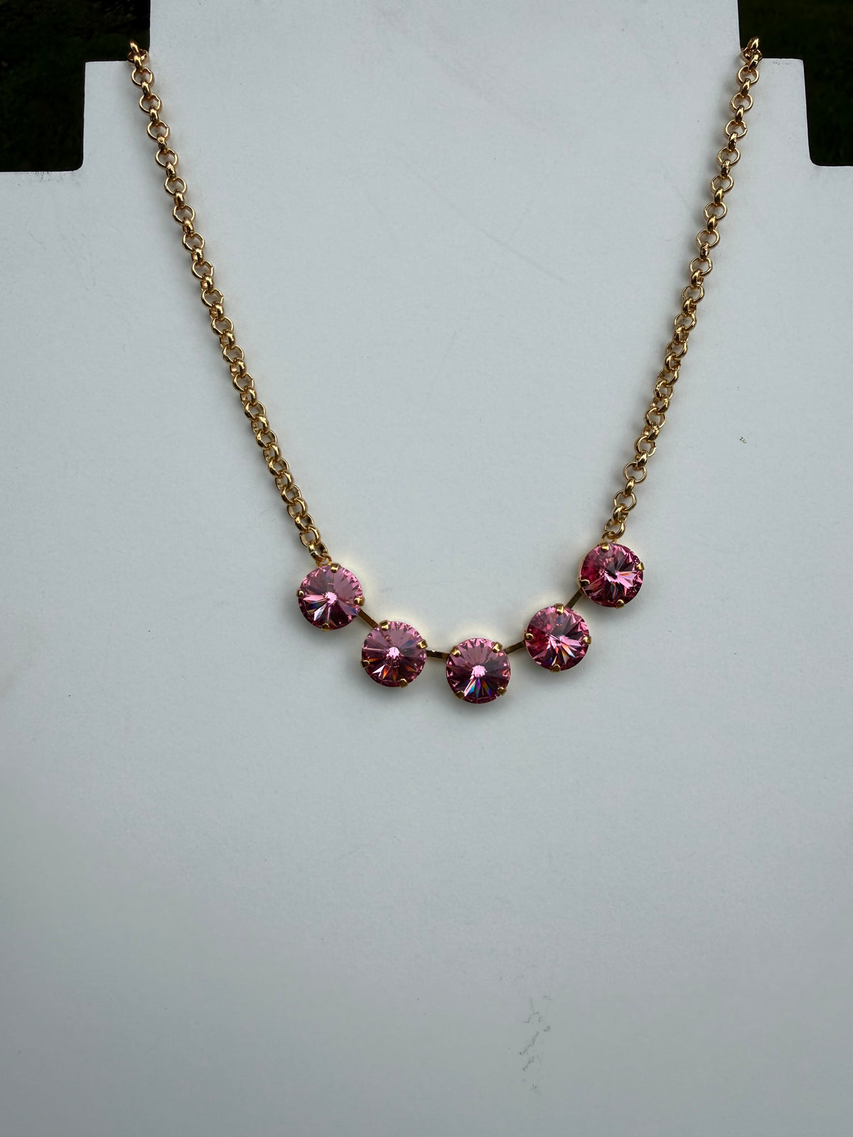 WETSTONE: Dark Rose Puddle Jumper Necklace