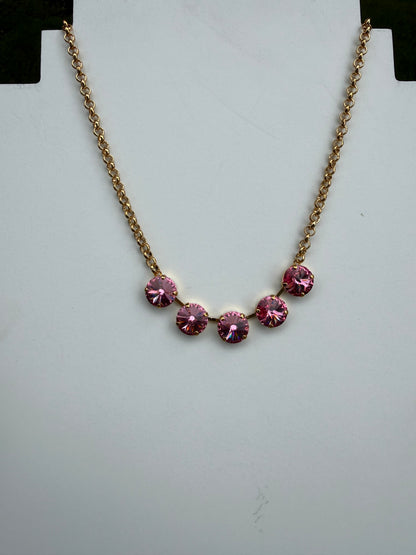 WETSTONE: Dark Rose Puddle Jumper Necklace