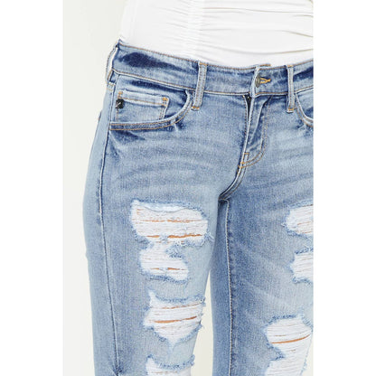 LOW RISE BOOTCUT JEANS