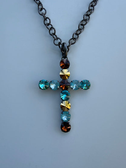 WETSTONE: Coastal Cowgirl 3” Cross Necklace