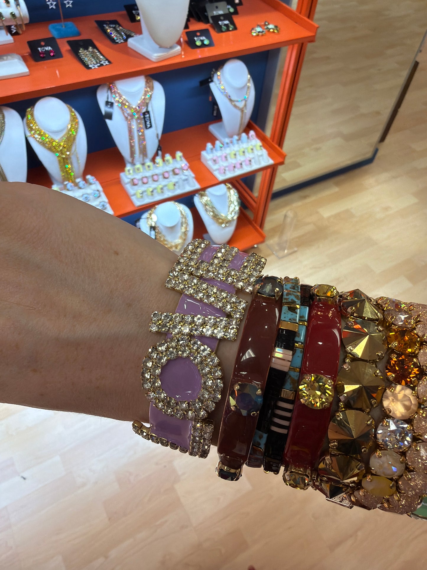 Enamel LOVE CUFF