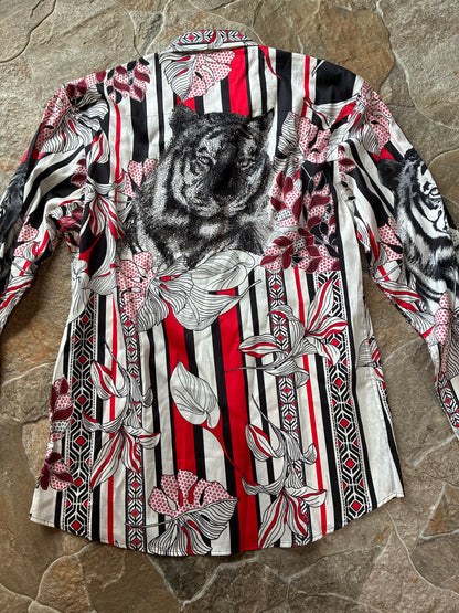 Tiger Lily Button Down Top
