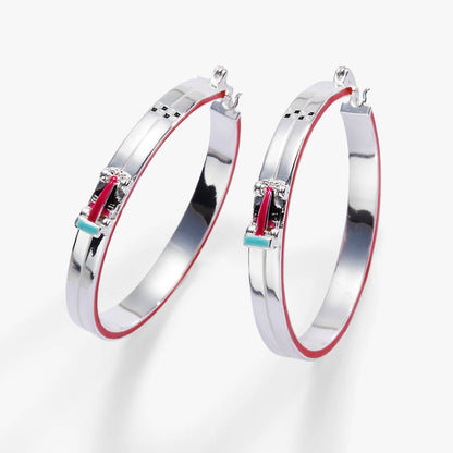 Hot Wheels™ Racecar Hoop Earrings