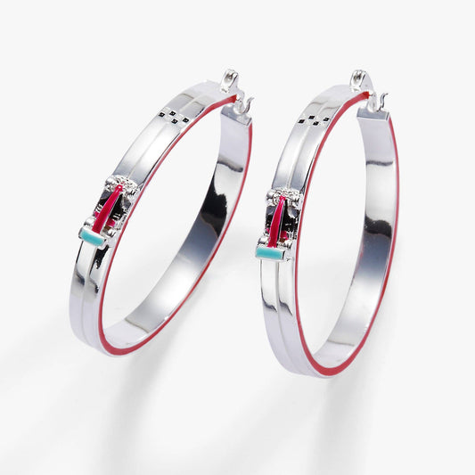 Hot Wheels™ Racecar Hoop Earrings