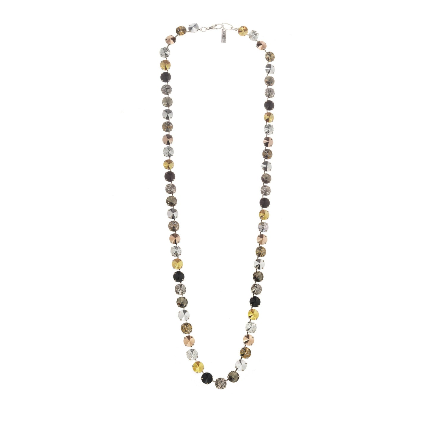 Celia Metallics in Antique Silver Necklace