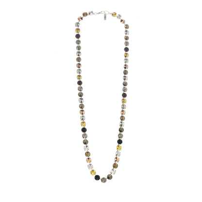 Celia Metallics in Antique Silver Necklace