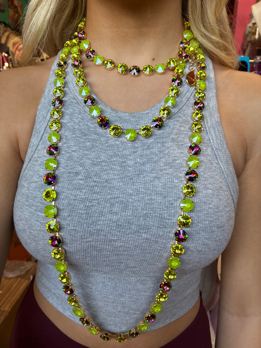 WETSTONE: Lilly pad lagoon Sabine necklace