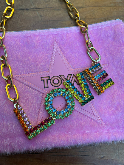 Gold LA LA LOVE Necklace