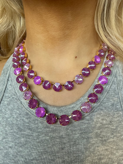 WETSTONE: purple rain Sabine Necklace