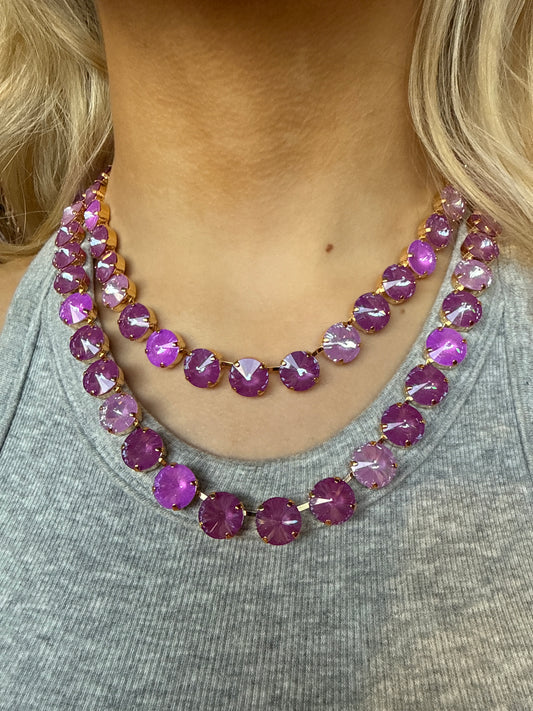 WETSTONE: purple rain Sabine Necklace