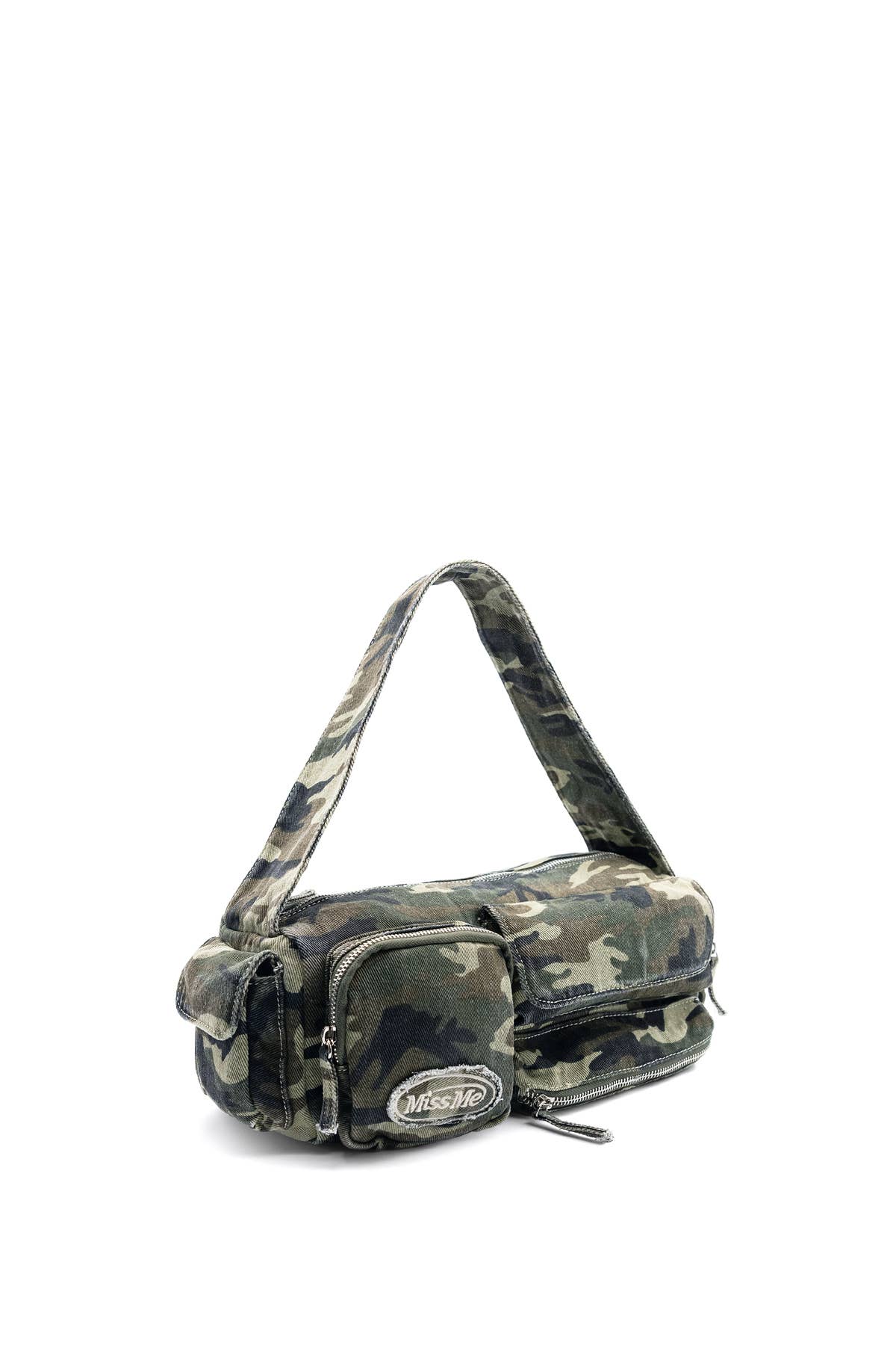 Miss Me Camo Cargo Shoulder Bag